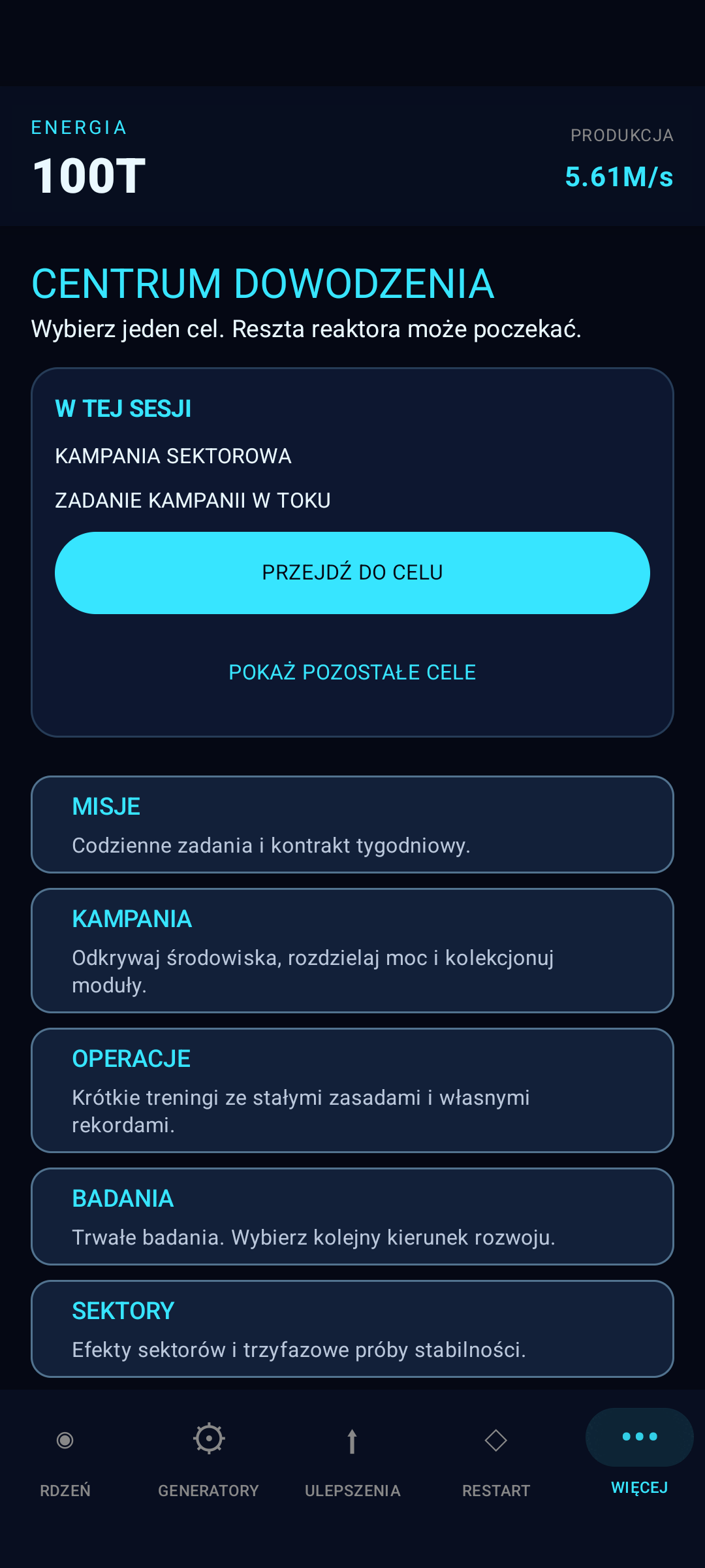 Wybierz cel. Nie zgub się w możliwościach.